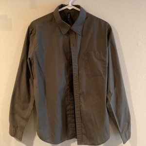 RVCA Long Sleeve Button Down Shirt